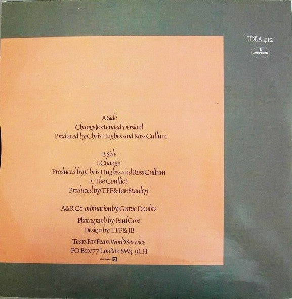 Tears For Fears – Change (VG+) BOX1