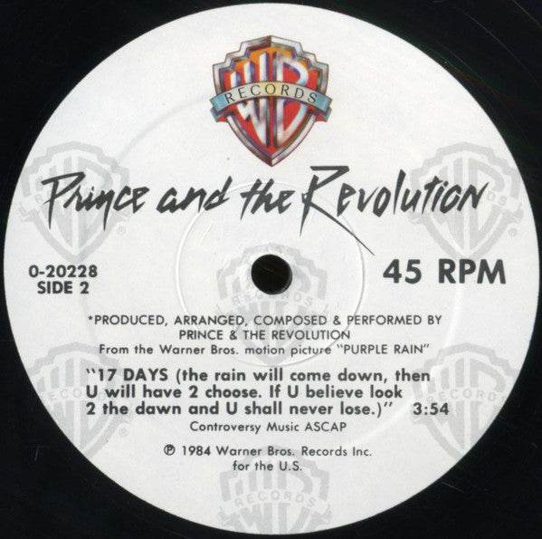 Prince And The Revolution – When Doves Cry (VG+) BOX36