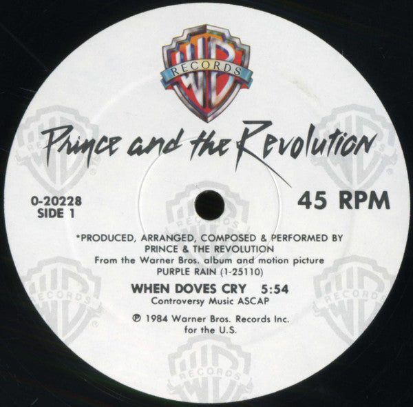 Prince And The Revolution – When Doves Cry (VG+) BOX36