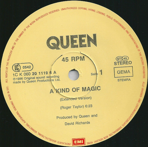 Queen – A Kind Of Magic (Extended Version) (NM) BOX16