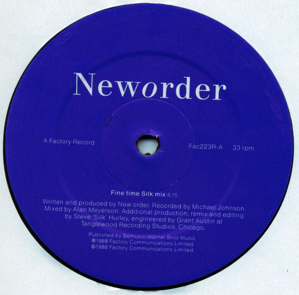 Neworder – Fine Time (Remix)  (VG+) BOX6