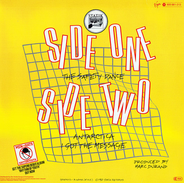 Men Without Hats – The Safety Dance (Extended 'Club Mix') (VG+) BOX22