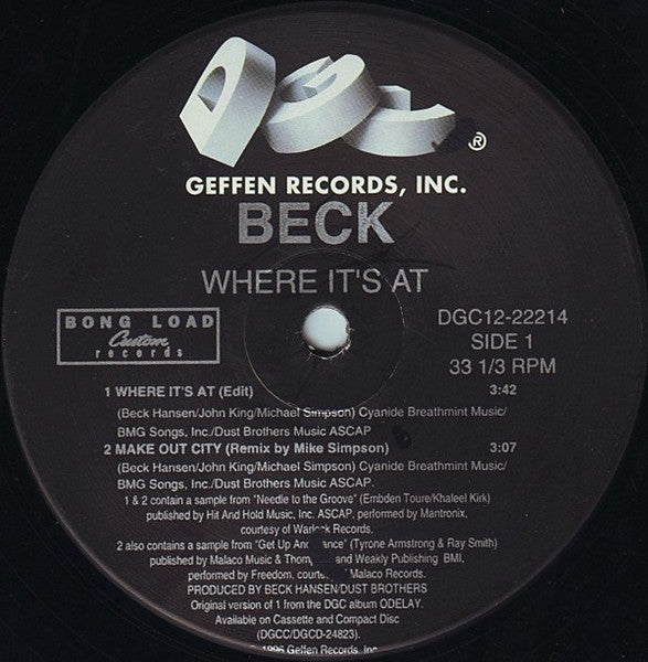 Beck – Where It's At + Remixes (NM) BOX9