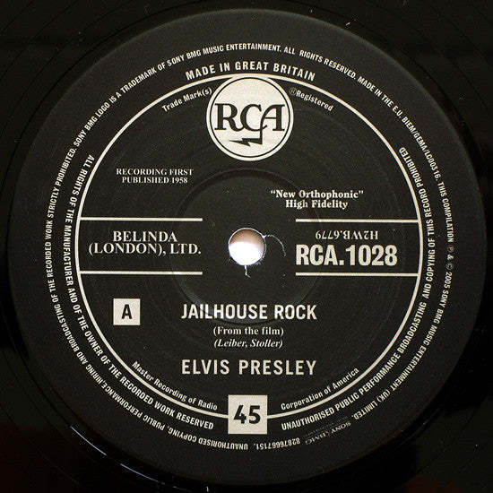 Elvis Presley – Jailhouse Rock 10" (NM, FUNDA VG+) BOX23