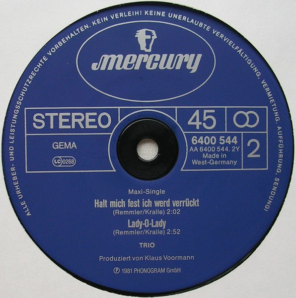 Trio – Da Da Da Ich Lieb Dich Nicht Du Liebst Mich Nicht Aha Aha Aha (NM, FUNDA VG+) BOX14
