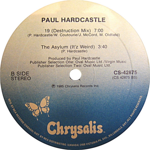 Paul Hardcastle – 19 (NM, FUNDA VG+) BOX36
