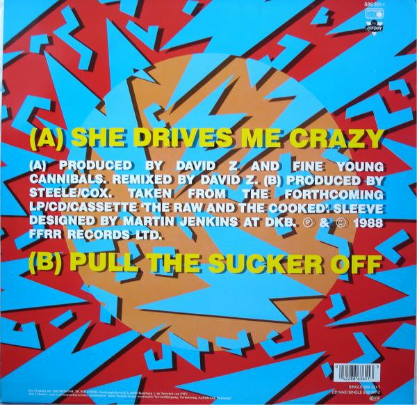 Fine Young Cannibals – She Drives Me Crazy (EX, FUNDA VG+ VG+) BOX4