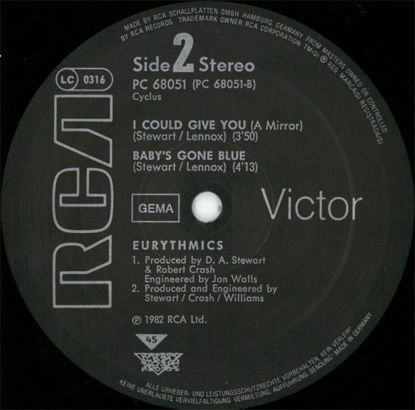 Eurythmics – Sweet Dreams (Are Made Of This) (NM, FUNDA VG+) BOX9