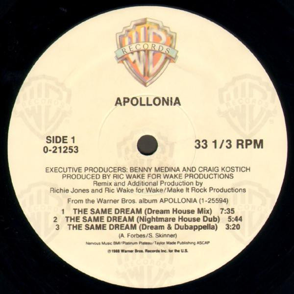 Apollonia – The Same Dream (NM) BOXE3