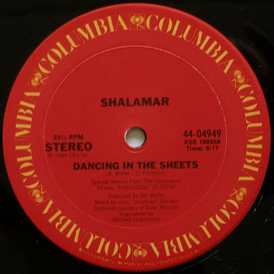 Shalamar – Dancing In The Sheets (NM, FUNDA VG+) BOX5