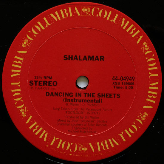 Shalamar – Dancing In The Sheets (NM, FUNDA VG+) BOX5