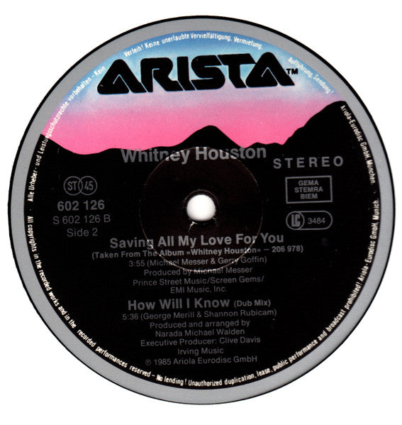 Whitney Houston – How Will I Know (NM) BOX7