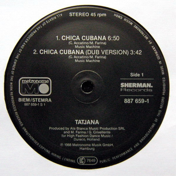 Tatjana – Chica Cubana (NM, FUNDA VG+) BOX2