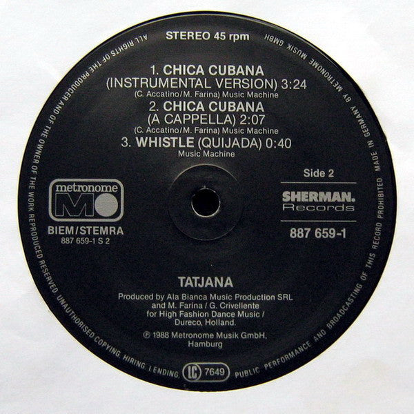 Tatjana – Chica Cubana (NM, FUNDA VG+) BOX2