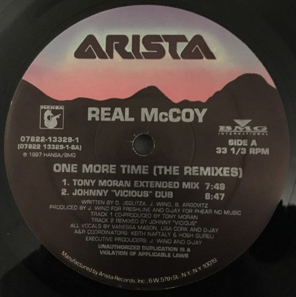 Real McCoy – One More Time (The Remixes) (MINT, SELLADO DE ÉPOCA) BOX6