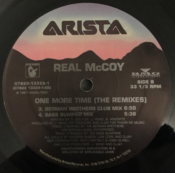 Real McCoy – One More Time (The Remixes) (MINT, SELLADO DE ÉPOCA) BOX6