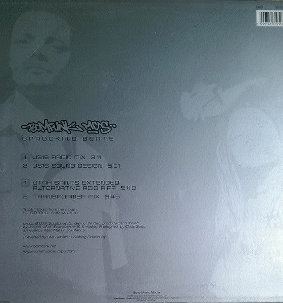 Bomfunk MC's – Uprocking Beats (EX, FUNDA VG+, PEQUEÑA PÉGATINA EN FUNDA Y GALLETA) BOX33