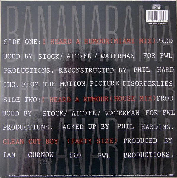 Bananarama – I Heard A Rumour (Miami Mix) (NM) BOX5