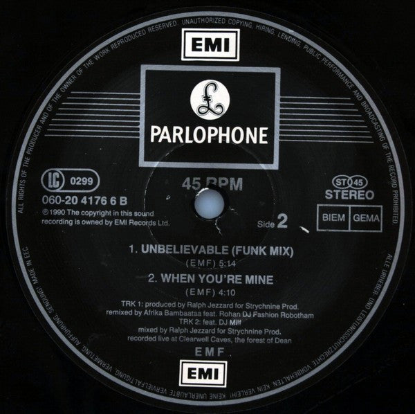 EMF – I Believe (EX, FUNDA VG+) BOX1