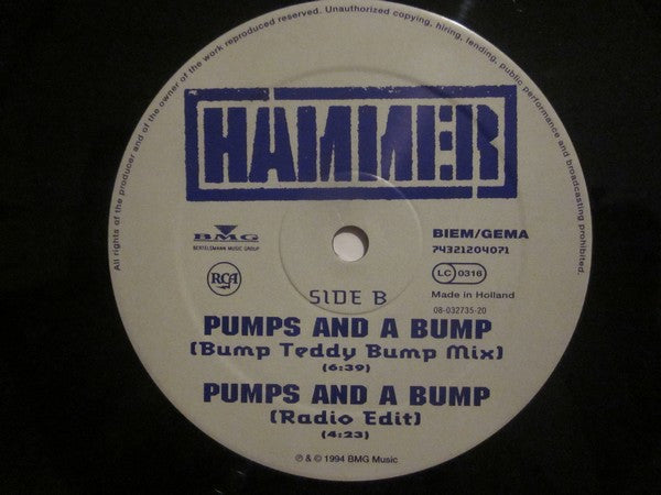 Hammer – Pumps And A Bump (NM, FUNDA VG+) BOX1