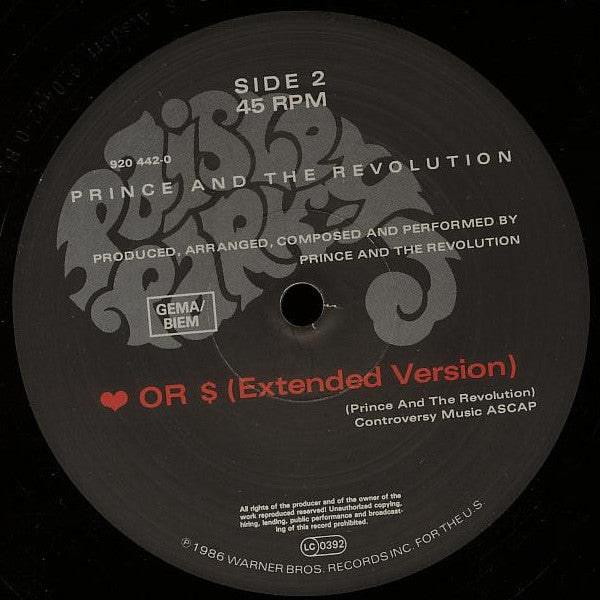 Prince And The Revolution – Kiss (NM, FUNDA VG+) BOX12