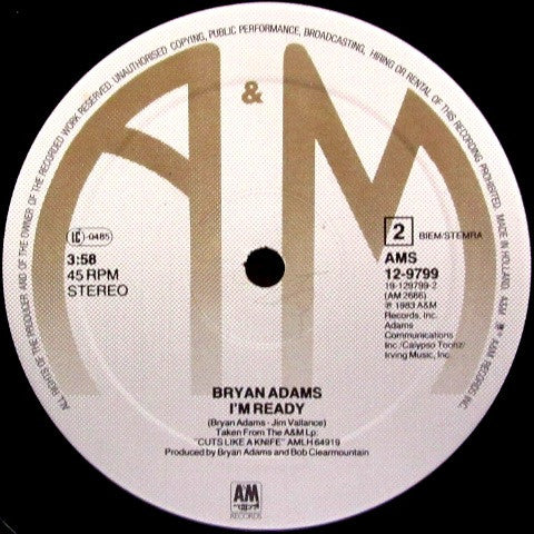 Bryan Adams – Run To You (VG+) BOX11