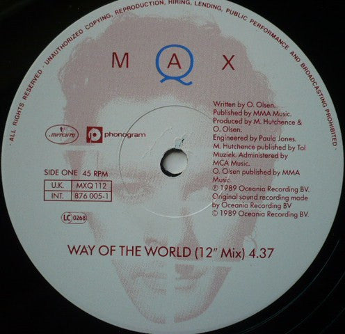 Max Q – Way Of The World (EX) BOXE2