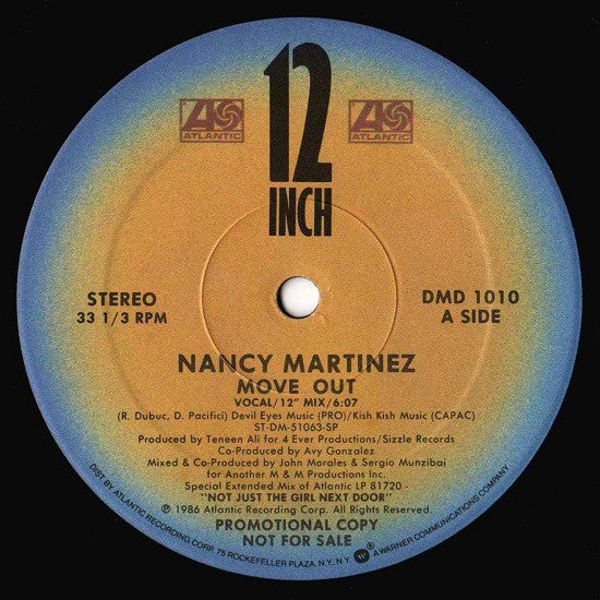 Nancy Martinez – Move Out (VG+ FUNDA GENERICA DE SELLO) BOX4