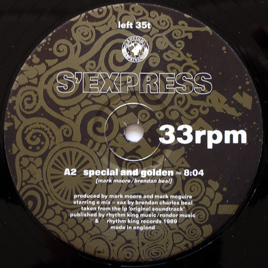 S'Express – Mantra For A State Of Mind (EX, Funda NM) BOXE1