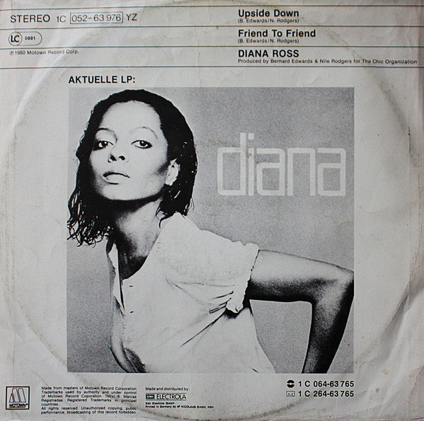 Diana Ross – Upside Down (VG+) Box9
