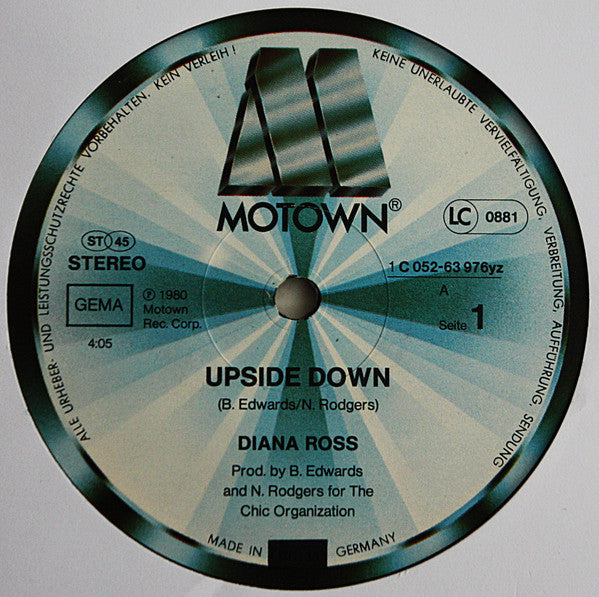Diana Ross – Upside Down (VG+) Box9