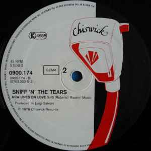 Sniff 'n' the Tears ‎– Driver's Seat (NM, FUNDA VG+) BOX26