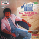 Lionel Richie – All Night Long (All Night) (VG+ ESCRITURA CON LAPIZ EN LA GALLETA) BOX17