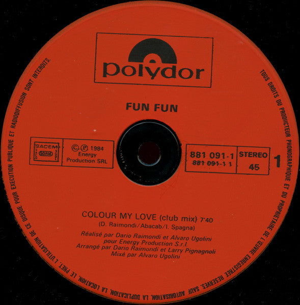 Fun Fun – Colour My Love (VG+) BOX6