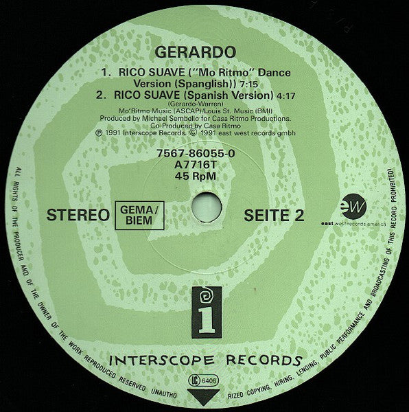Gerardo – Rico Suave (VG+) BOX27