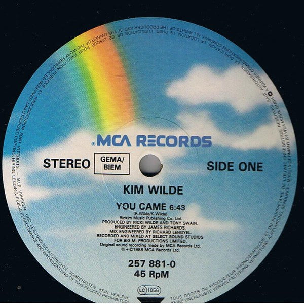 Kim Wilde – You Came (NM, PEQUEÑA PEGATINA EN FUNDA) BOX5