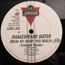 Shakespear's Sister – Break My Heart / Heroine (Extended Versions) (VG+) BOX11