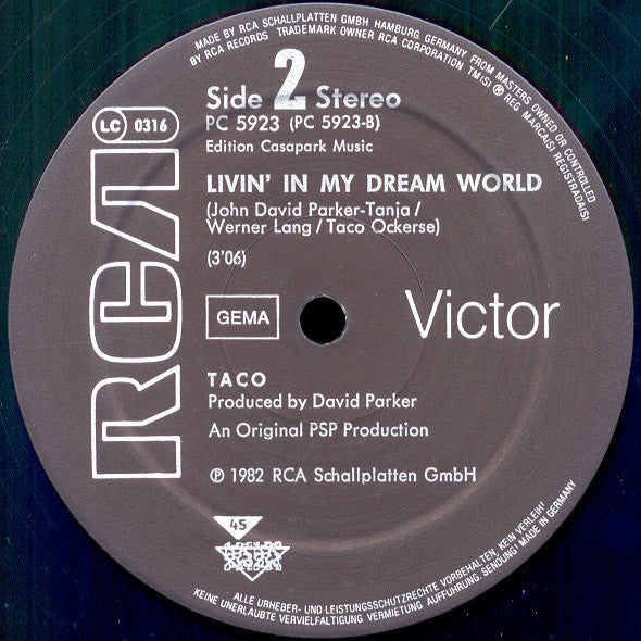 Taco – Puttin' On The Ritz (NM, FUNDA VG+) BOX21