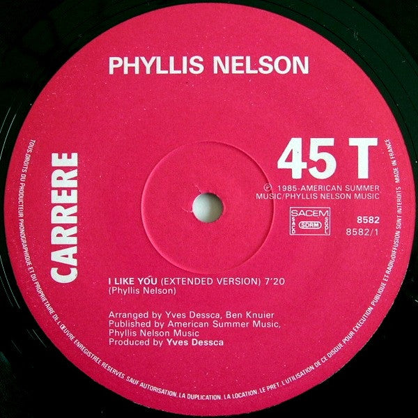 Phyllis Nelson – I Like You (VG+) BOX17