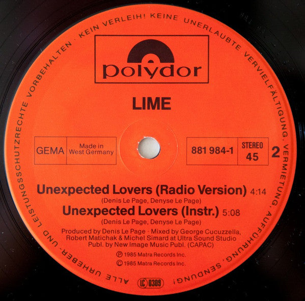 Lime – Unexpected Lovers (NM) BOX16