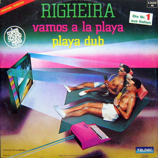 Righeira – Vamos A La Playa (NM, FUNDA VG+) BOX22