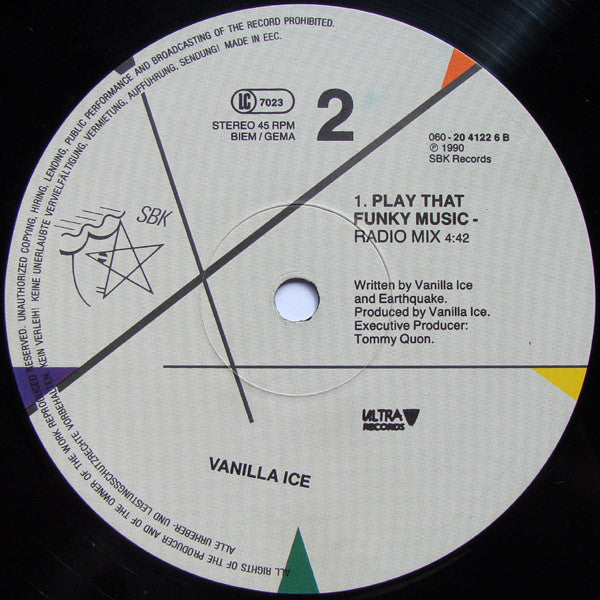 Vanilla Ice – Ice Ice Baby (Remix) (NM, FUNDA VG+) BOX10