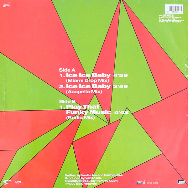Vanilla Ice – Ice Ice Baby (Remix) (NM, FUNDA VG+) BOX10