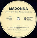Madonna ‎– Don't Cry For Me Argentina (EX) BOX22
