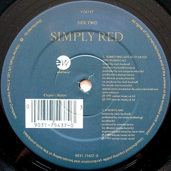 Simply Red – Something Got Me Started (EX, FUNDA VG+) BOX19