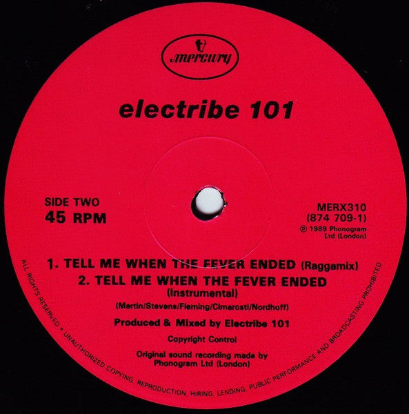 Electribe 101 – Tell Me When The Fever Ended (EX) BOXE1