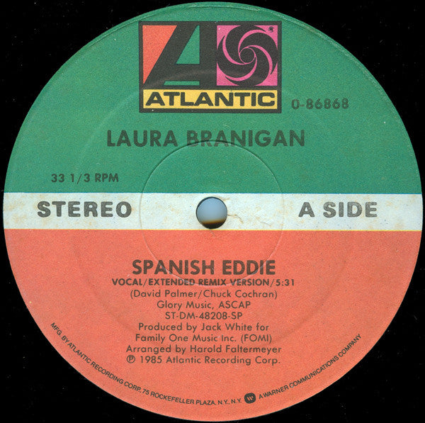 Laura Branigan – Spanish Eddie (VG+, FUNDA GENERICA DE SELLO) BOX32