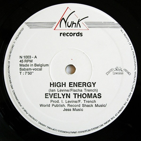 Evelyn Thomas – High-Energy  (VG+) BOX3