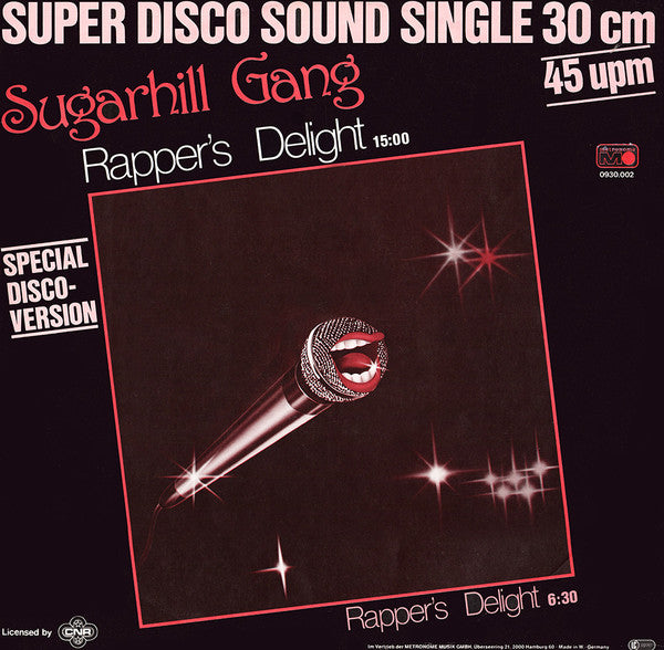 Sugarhill Gang – Rapper's Delight (VG+) BOX13