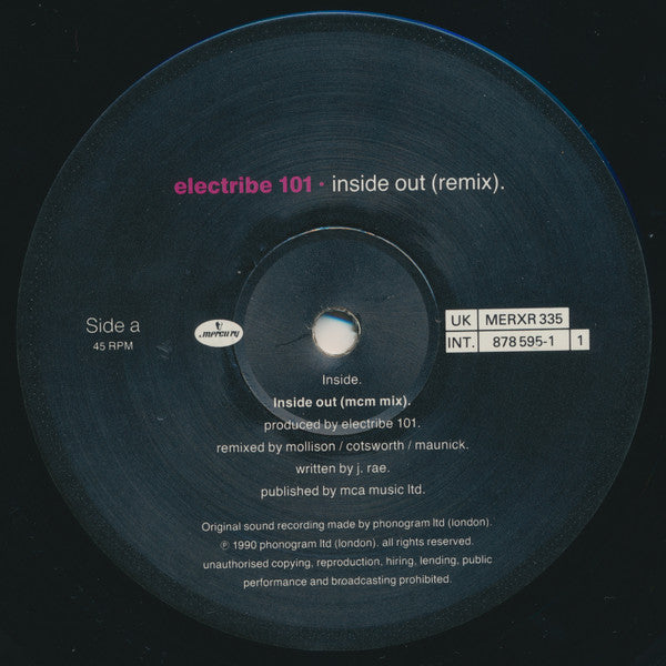 Electribe 101 – Inside Out (Remix) (EX) BOXE1